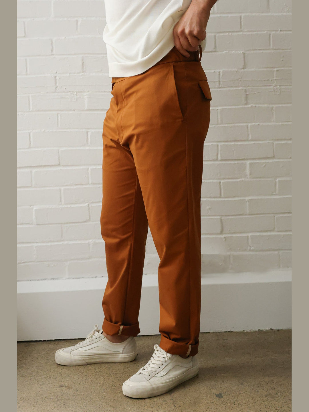 GENE - Amber Jude Cotton Trousers - Fashion Roots