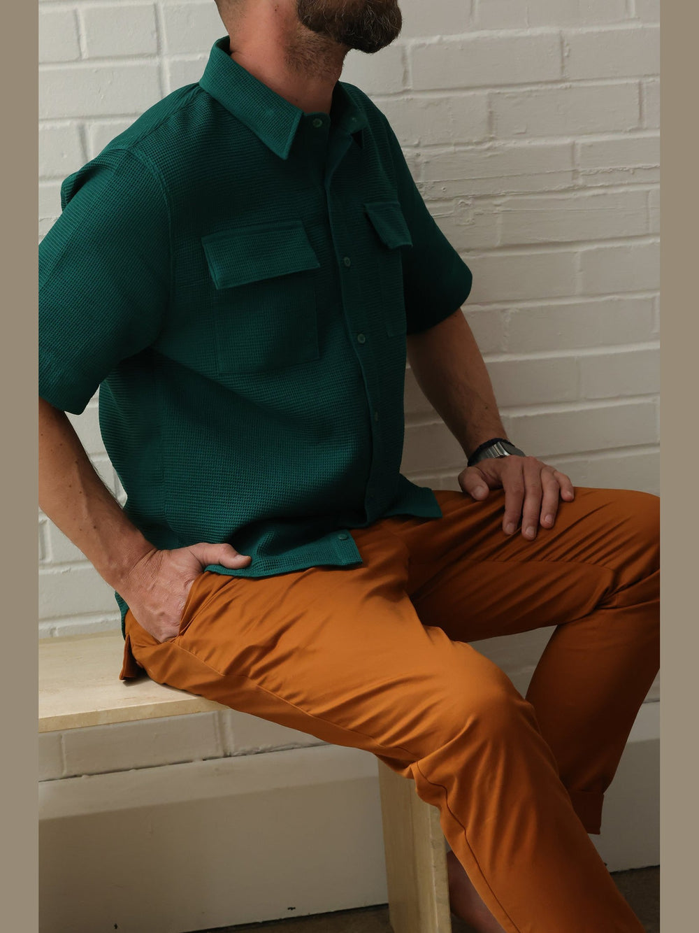 GENE - Amber Jude Cotton Trousers - Fashion Roots