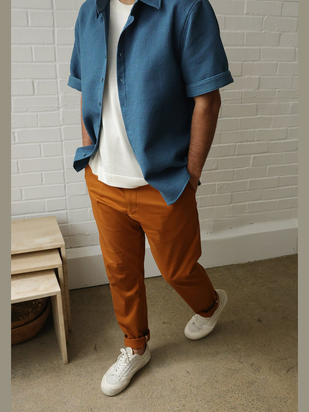 GENE - Amber Jude Cotton Trousers - Fashion Roots