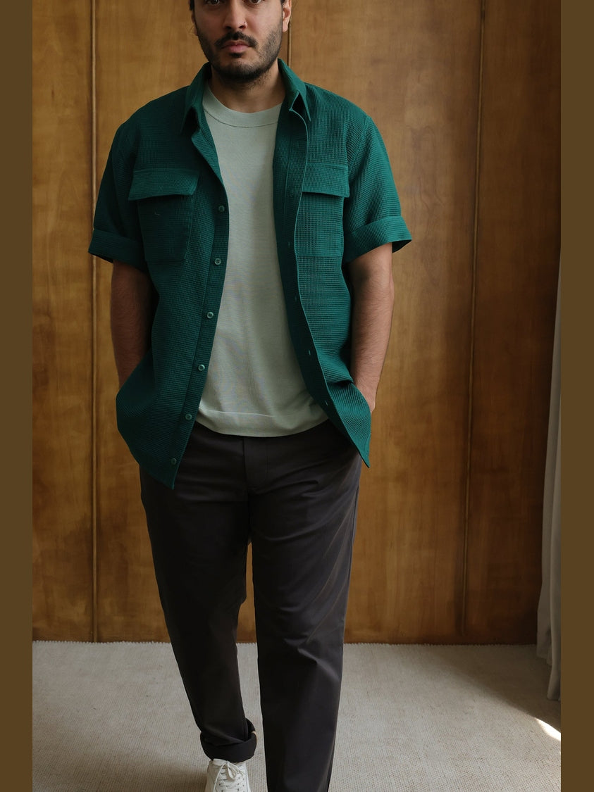 GENE - Cruz Short Sleeve Cotton shirt - Fashion Roots