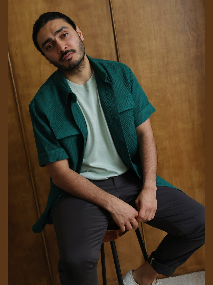 GENE - Cruz Short Sleeve Cotton shirt - Fashion Roots