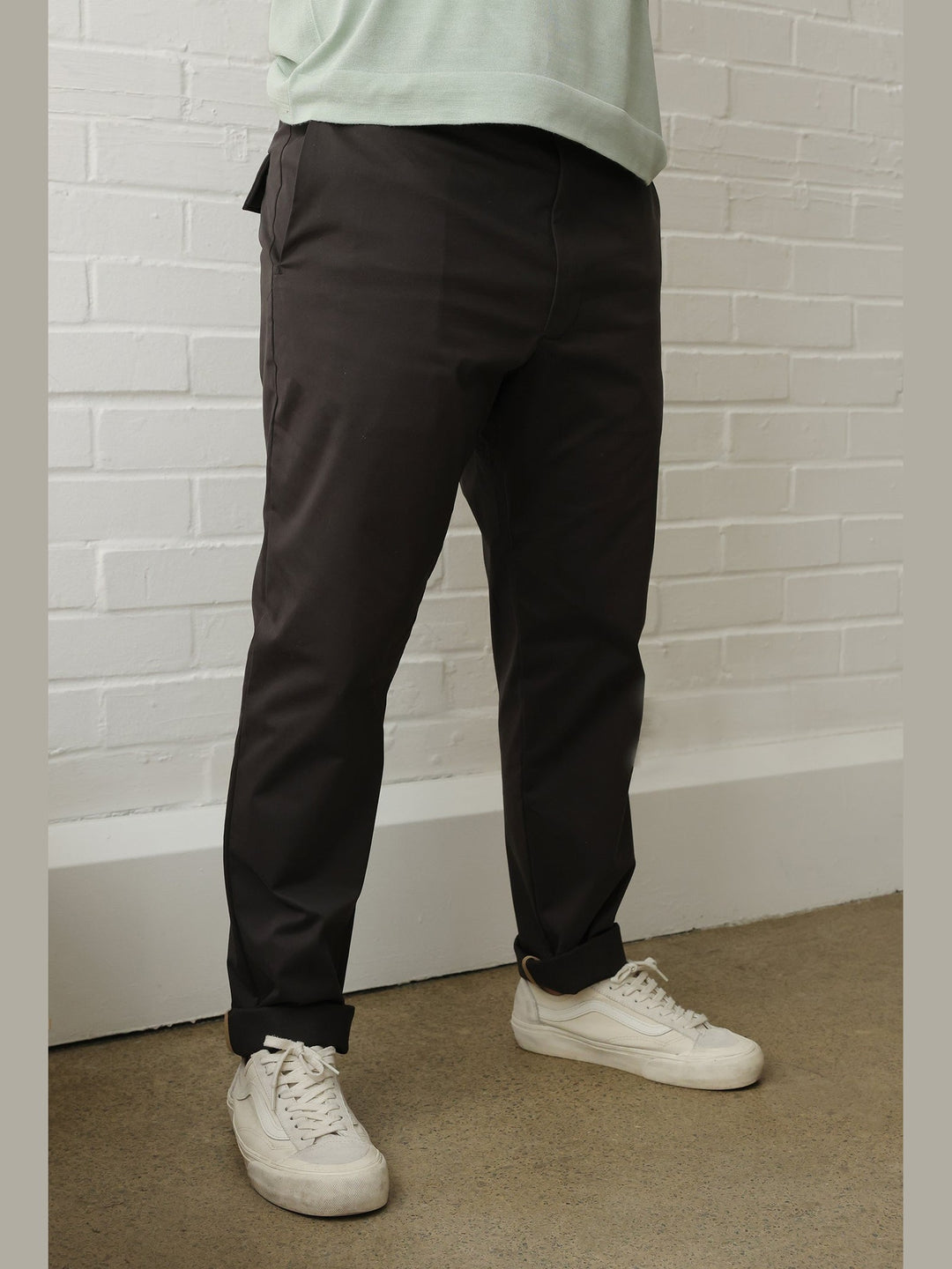 GENE - The Onyx Jude Cotton Trouser - Fashion Roots