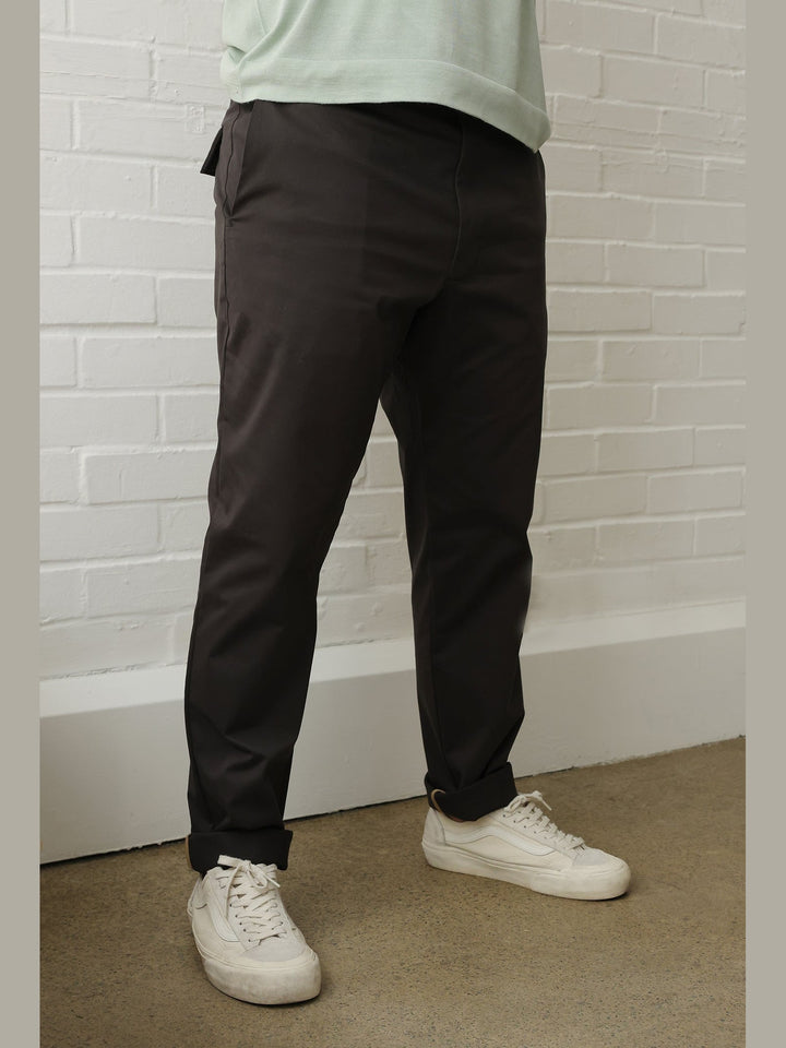 GENE - The Onyx Jude Cotton Trouser - Fashion Roots