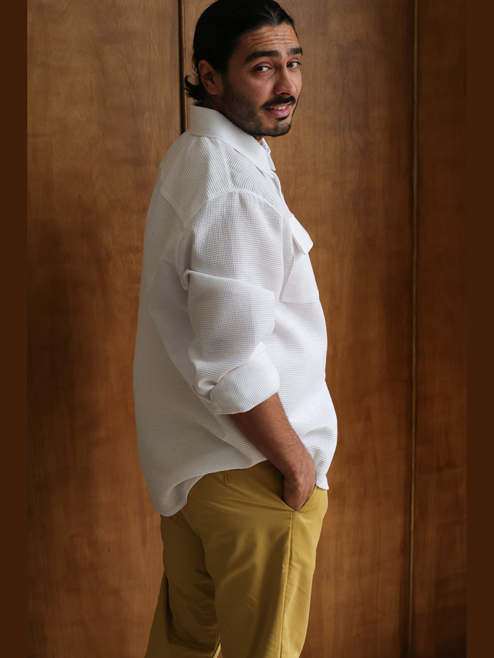 GENE - Miel  Jude Cotton Trousers - Fashion Roots