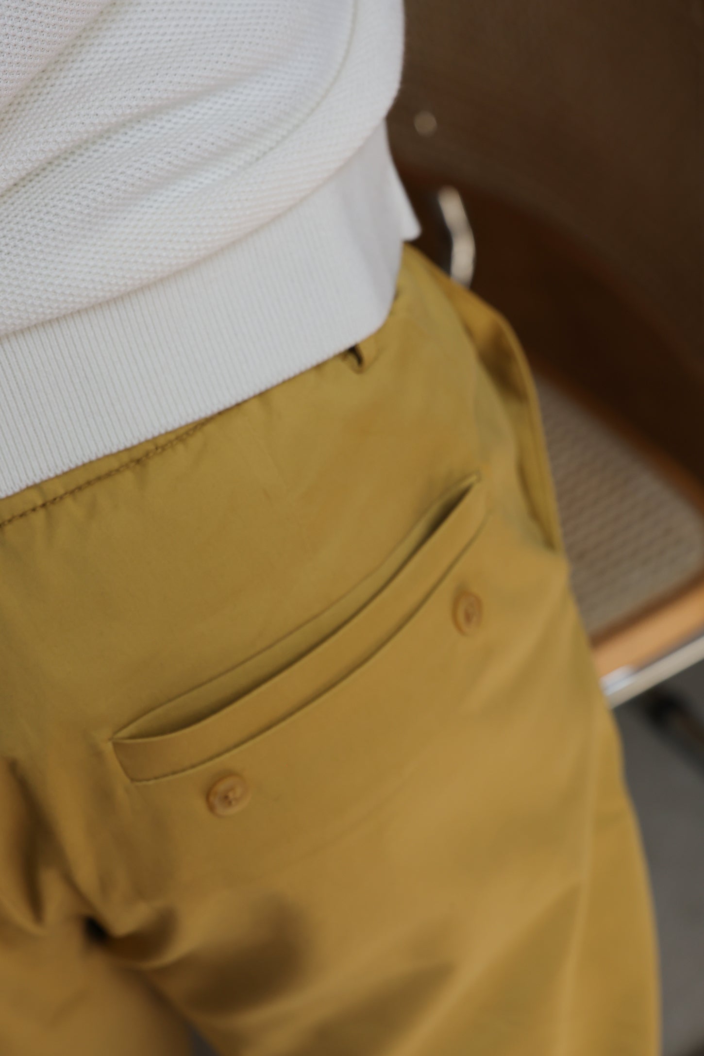 GENE - Miel  Jude Cotton Trousers