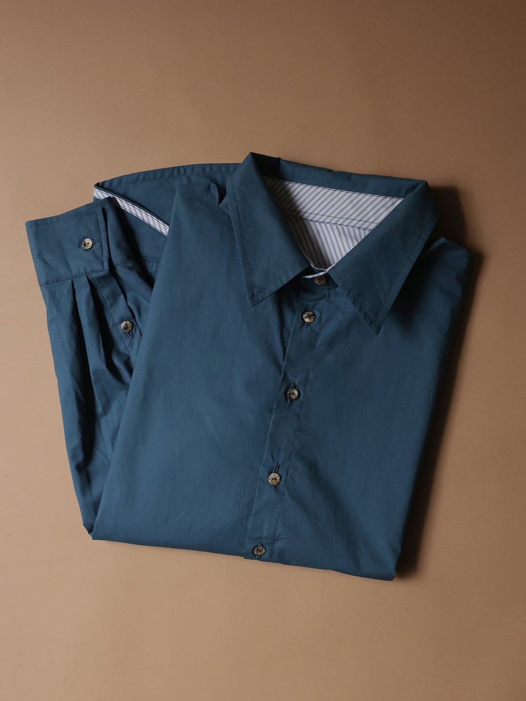 GENE - The Organic Cotton Line Shirt — Slate Blue - Fashion Roots