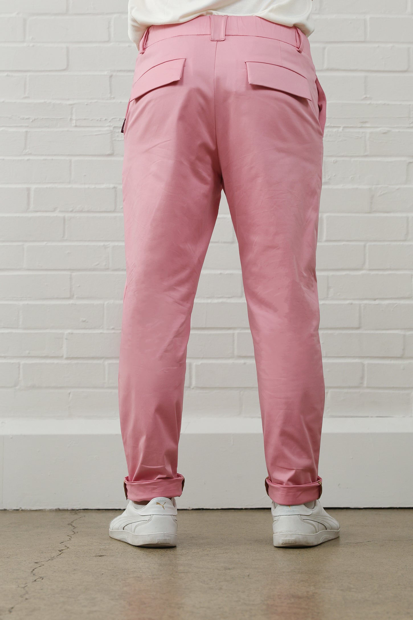 Pink Jude Cotton Trousers