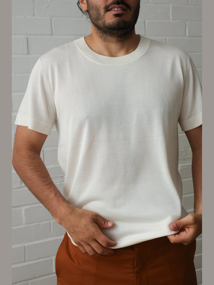GENE - The Essential Silk T-shirt - Fashion Roots