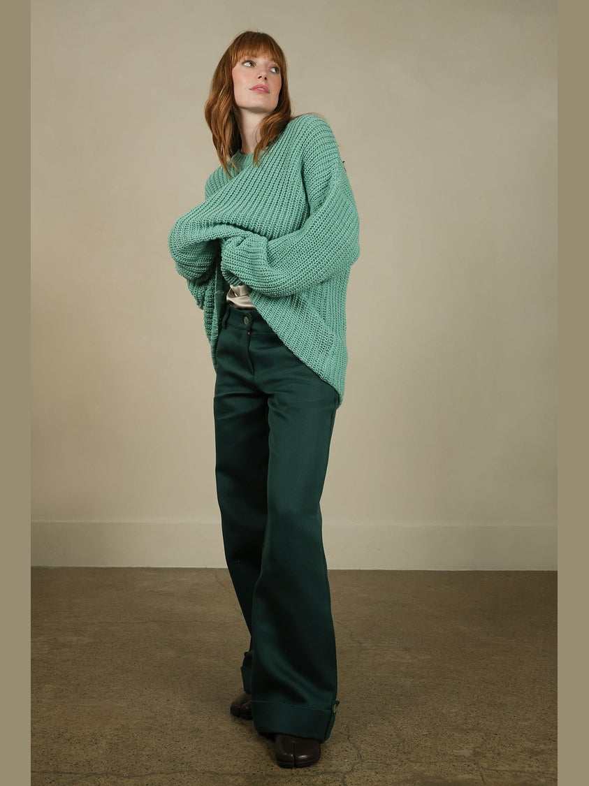GENE - THE FRANCIS ALPACA-WOOL JUMPER - Fashion Roots